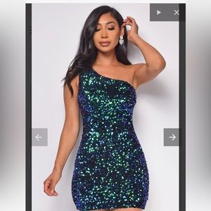 Sequin party dress size large